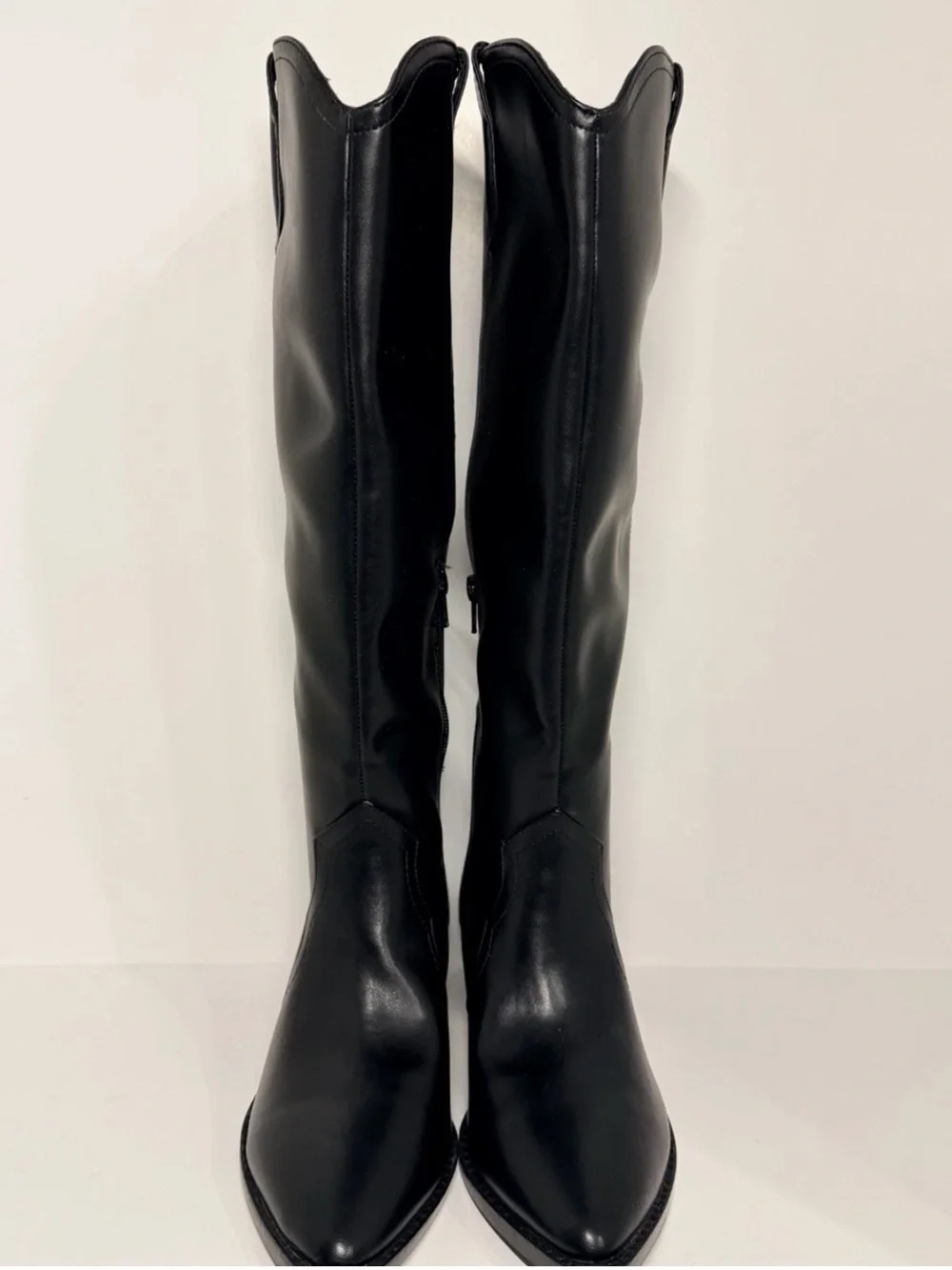 DV Dolce Vita Kit Black Knee High Western Boots 8M New